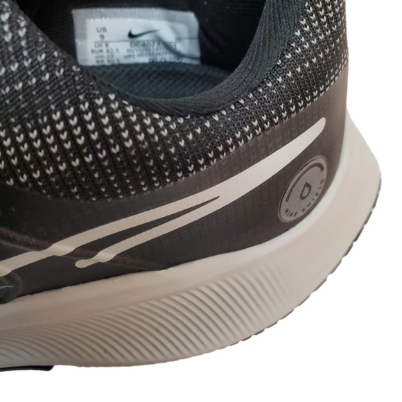 Nike Mens Air Zoom Pegasus 38 Shield Road Running Sneakers Black - Picture 9 of 9